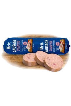 Salám BRIT Premium Dog Sausage Chicken & White fish