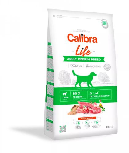 Calibra Dog Life Adult Medium Breed Lamb