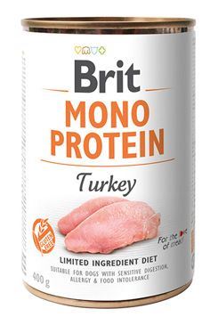 Konzerva BRIT Mono Protein Turkey 400g