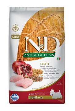 N&D LG DOG Light Mini Chicken & Pomegr 2,5kg