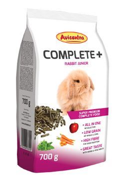 Avicentra Krmivo COMPLETE+ králík junior 700g