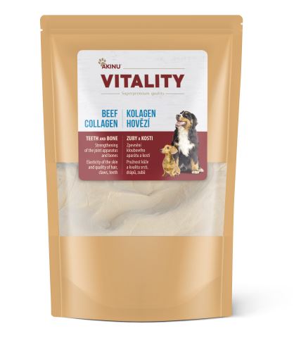 Akinu VITALITY Kolagen hovězí doplněk stravy pro psy 250g