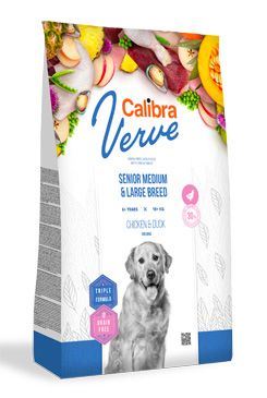 Calibra Dog Verve GF Senior M&L Chicken&Duck