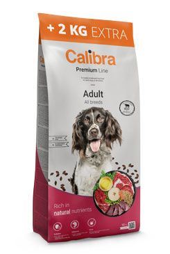 Calibra Dog Premium Line Adult Beef 12+2kg