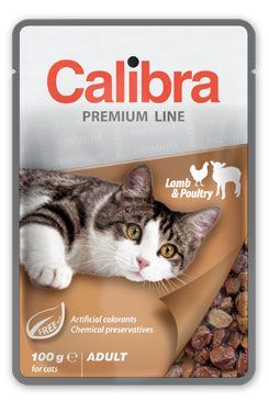 Calibra Cat  kapsa Premium Adult Lamb & Poultry 100g