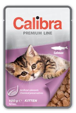 Calibra Cat  kapsa Premium Kitten Salmon 100g