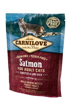 CARNILOVE Salmon Adult Cats Sensitive and Long Hair