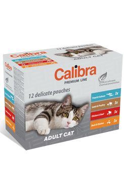 Calibra Cat  kapsa  Premium Adult multipack 12ks