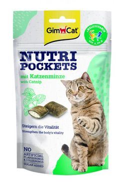 Gimcat Nutri Pockets s catnipem 60 g