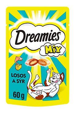 Dreamies kočka pochoutka s lososem a sýrem 60g