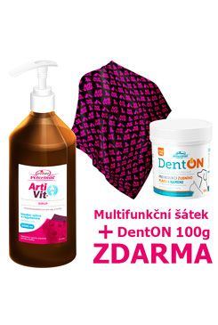 Vitar Veterinae ArtiVit Sirup 1000ml + DentON 100g + šátek Zdarma