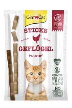 Gimcat Pochoutka Sticks drůbež+játra 4ks