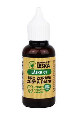 LÁSKA 01 Pro zdravé zuby a dásně psů 50ml