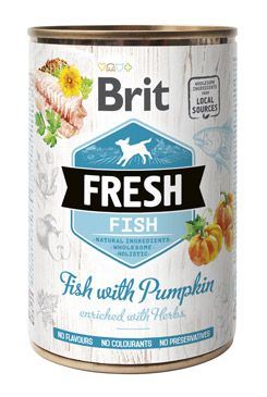 Konzerva BRIT Fresh Fish with Pumpkin 400g