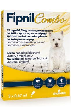 Fipnil Combo 134/120,6mg M Dog Spot-on 3x1,34ml