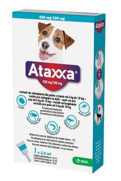 Ataxxa Spot-on Dog M 500mg/100mg 1x1ml