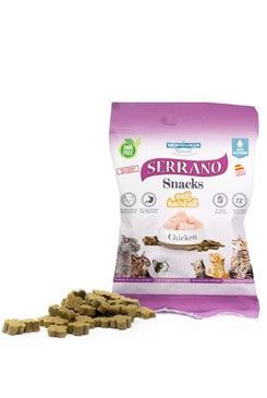 Serrano Snack for Cat-Salmon&Tuna-AntiHairball 50g