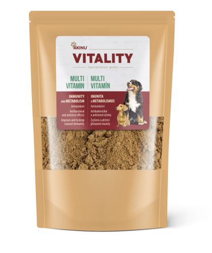 Akinu VITALITY Multivitamín doplněk stravy pro psy 250g