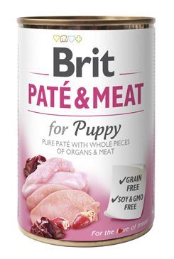 Brit Konzerva Paté & Meat Puppy