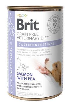 Brit Konzerva VD Dog Gastrointestinal Salmon with Pea 400g