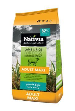 Nativia Dog Adult Maxi Lamb&Rice 15kg