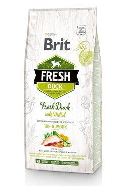 Brit Fresh Duck with Millet Active Run & Work 12 kg