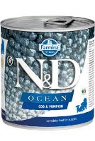 N&D DOG OCEAN Puppy Codfish & Pumpkin 285g